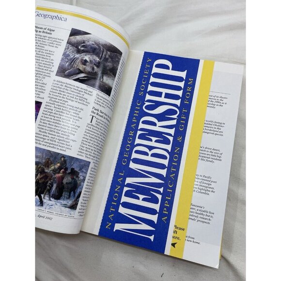 Vintage Nat Geo Jan–Jun 1992 Slipcover Set | Travel, Collector, Geo - Picture 12 of 16